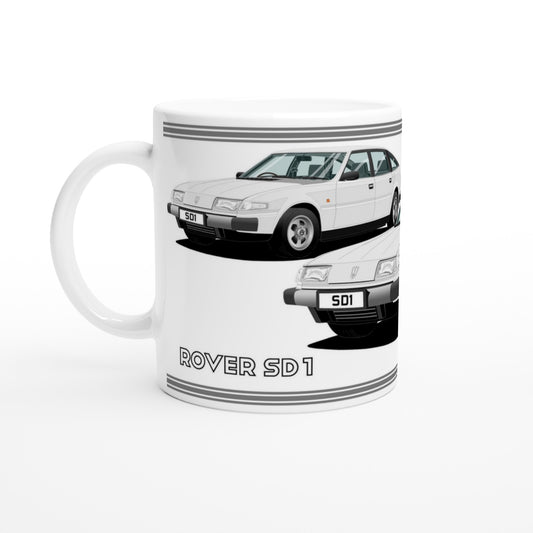 Rover SD1 Series 1 in Silver Art Mug