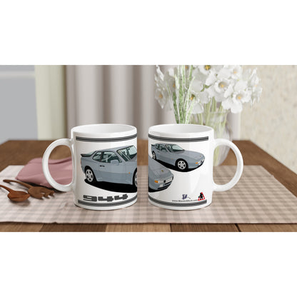 Porsche 944 Mk1 in Grey Art Mug