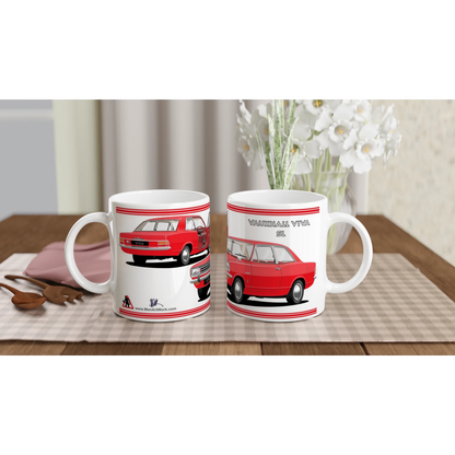 Vauxhall Viva HB SL in Red Car Mug