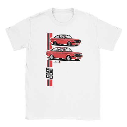 Ford Escort Mk2 RS2000 T Shirt (Sporty Red Car)