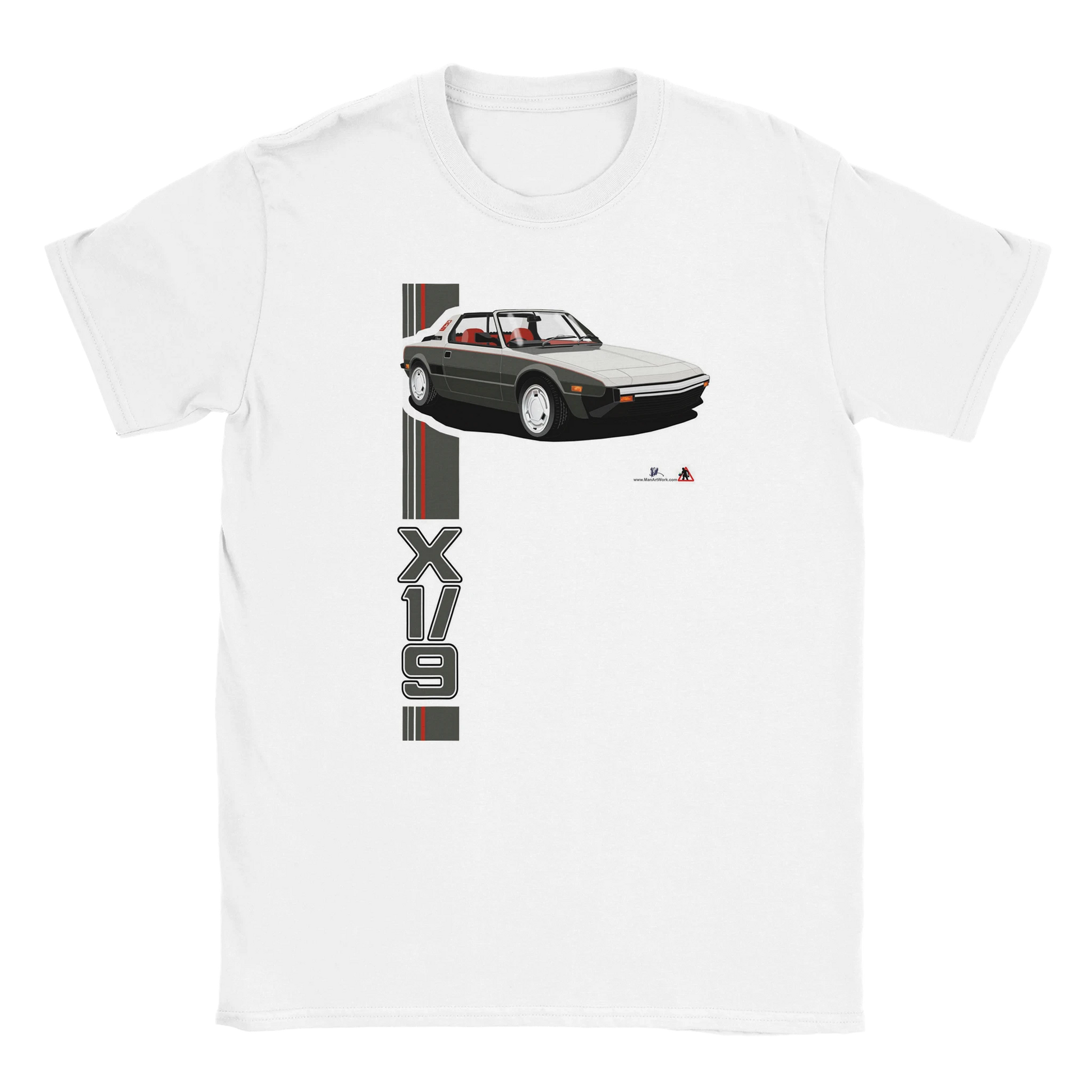 Bertone Fiat X19 in Silver-Grey T Shirt