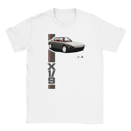 Bertone Fiat X19 in Silver-Grey T Shirt