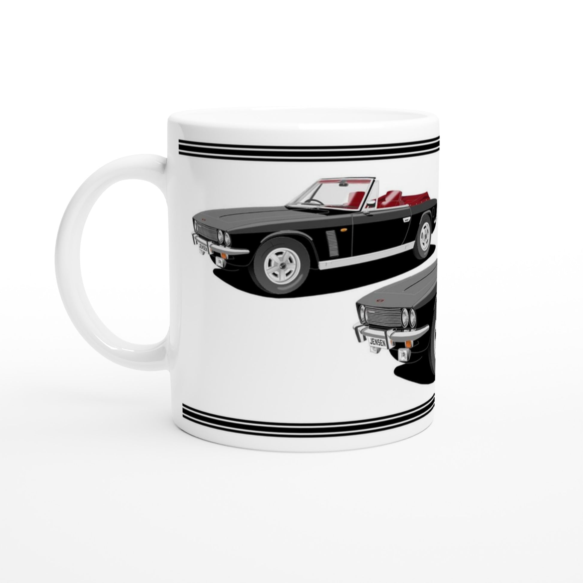 Jensen Interceptor Mk3 Convertible in Black Art Mug