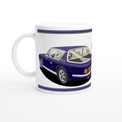 Jensen Interceptor Mk3 in Blue & Beige Art Mug