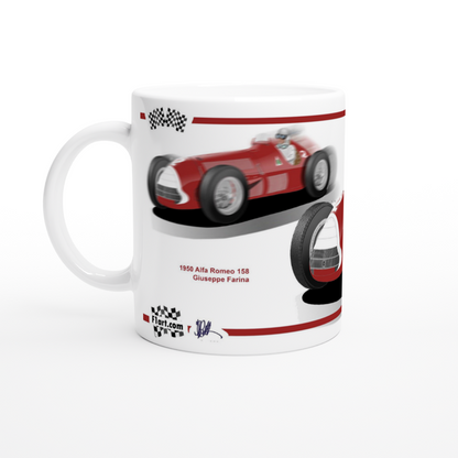 Alfa Romeo 158 F1 Motor Racing Art Mug