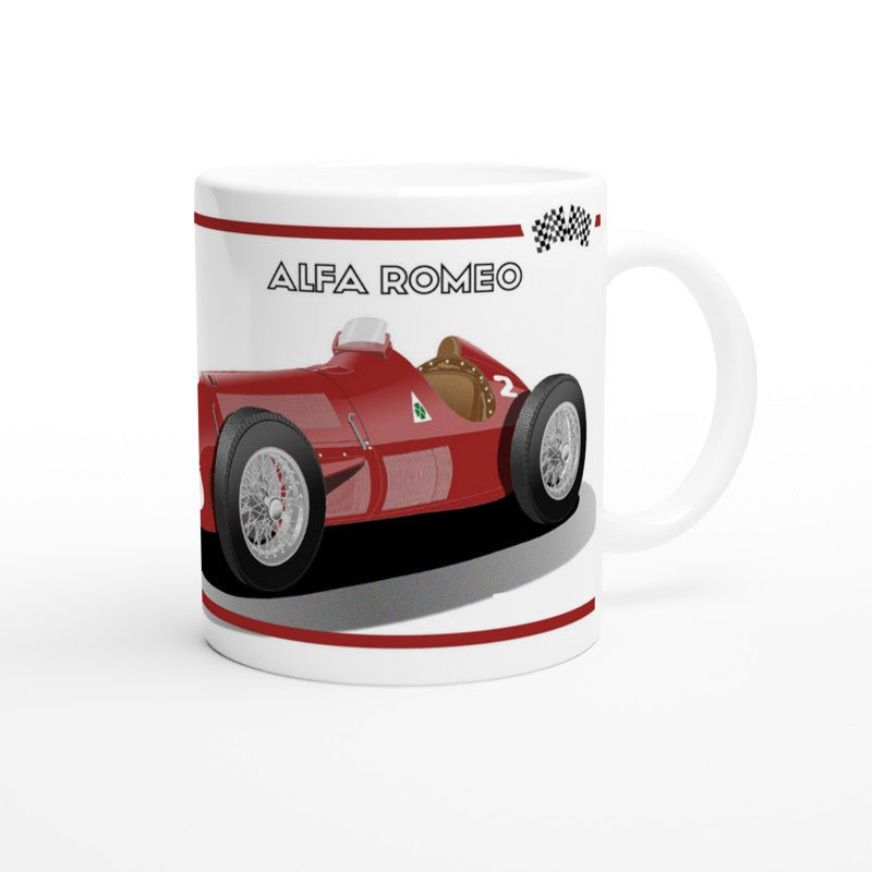 Alfa Romeo 158 F1 Motor Racing Art Mug