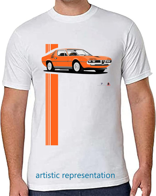 Alfa Romeo Montreal Orange Car T Shirt