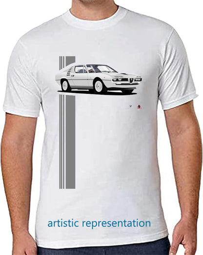 Alfa Romeo Montreal Silver Car T Shirt