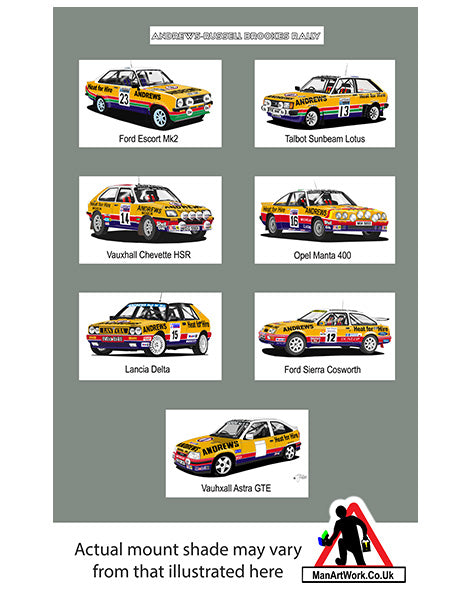 Andrews - Russell Brookes Rally Story : Escort, Sunbeam Lotus, Manta, Chevette etc