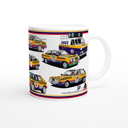 Andrews Heat for Hire Rally Cars Mug