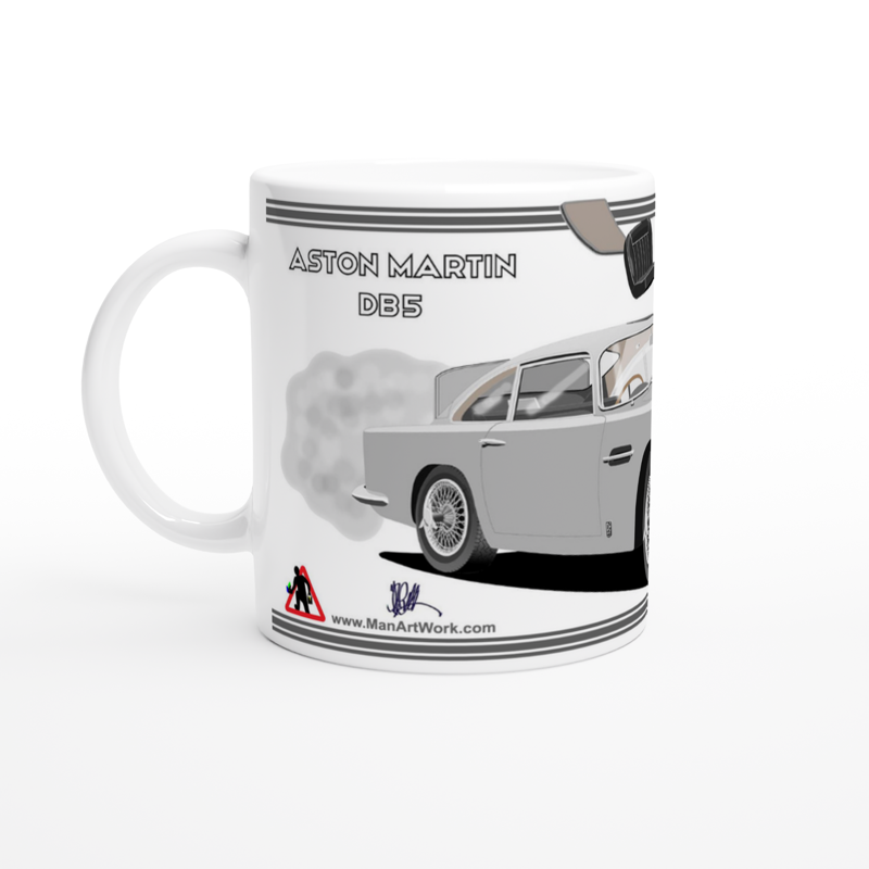 Aston Martin DB5 James Bond Art Mug