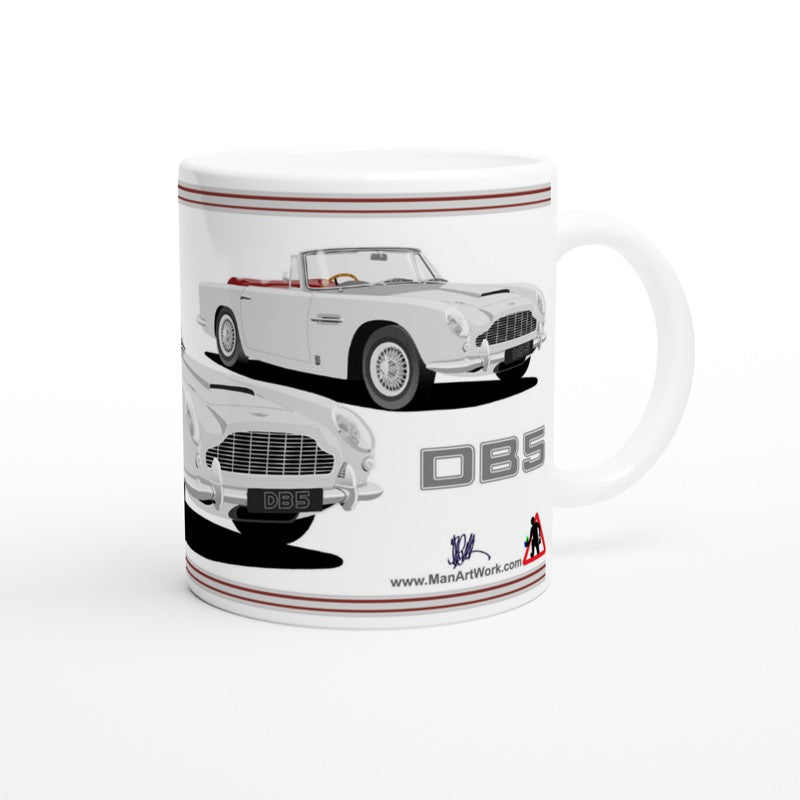 Aston Martin DB5 Volante in Silver Car Mug