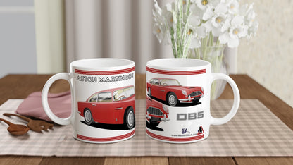 Aston Martin DB5 in dusky red Art Mug