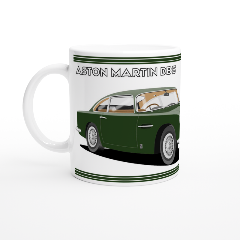 Aston Martin DB5 in Green Car Mug