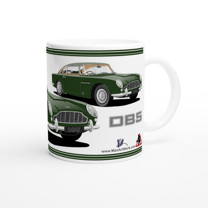 Aston Martin DB5 in Green Car Mug