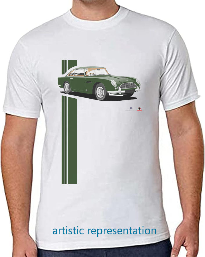 Aston Martin DB5 in Green T Shirt