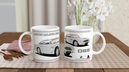 Aston Martin DB5 in Silver Car Mug