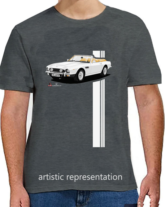 Aston Martin V8 Vantage Volante in White T Shirt