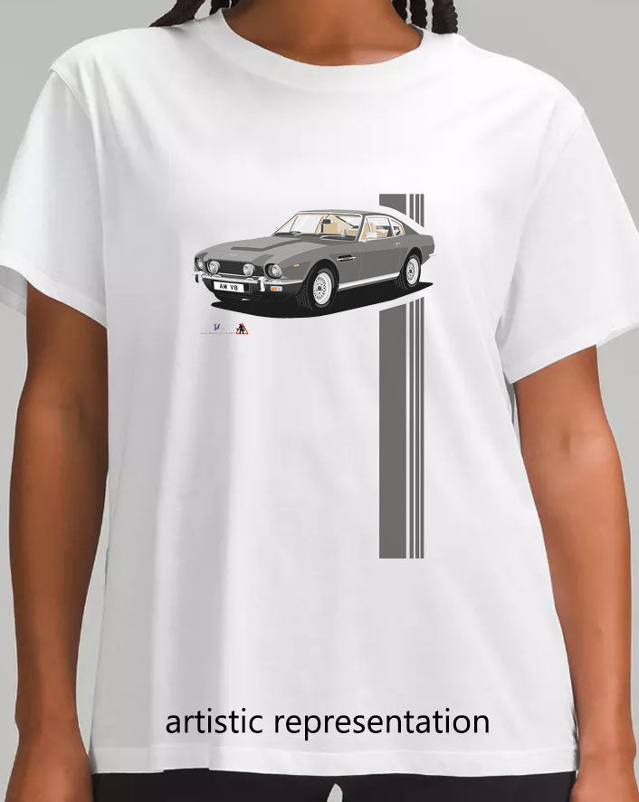 Aston Martin V8 Vantage in Gray T Shirt