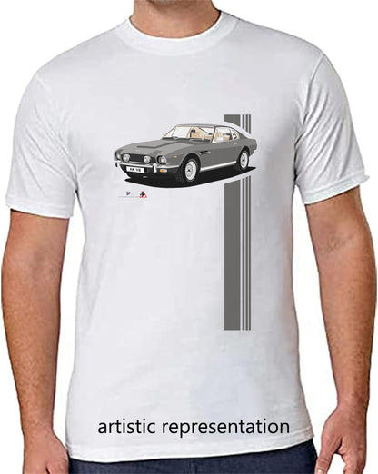 Aston Martin V8 Vantage in Gray T Shirt