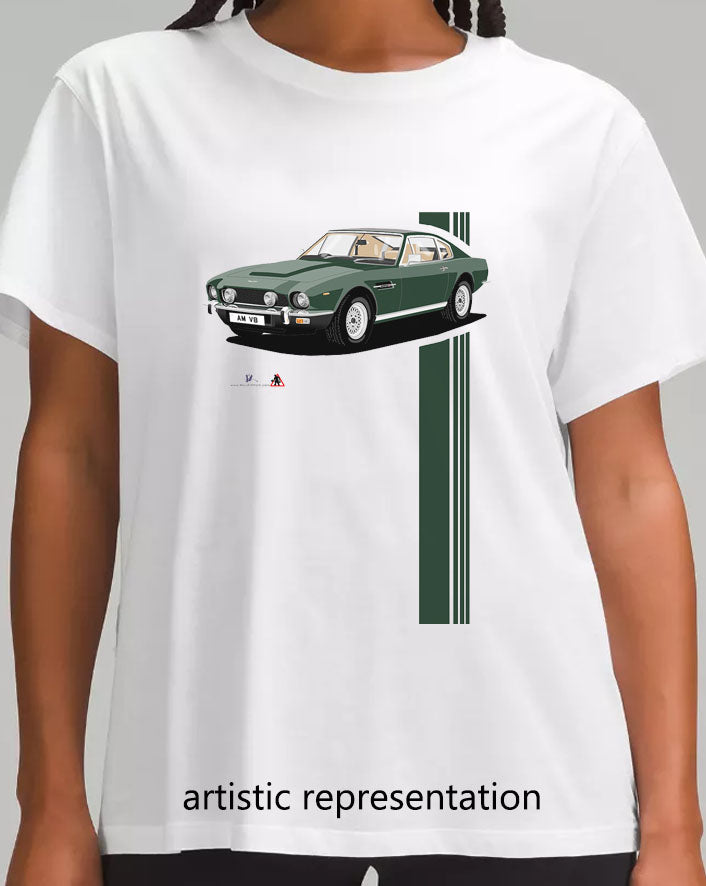 Aston Martin V8 Vantage in Green T Shirt