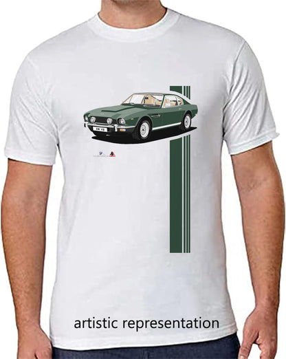 Aston Martin V8 Vantage in Green T Shirt