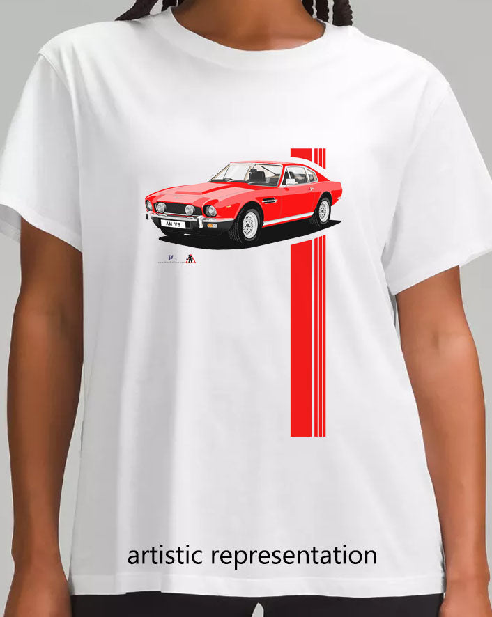 Aston Martin V8 Vantage in Red T Shirt