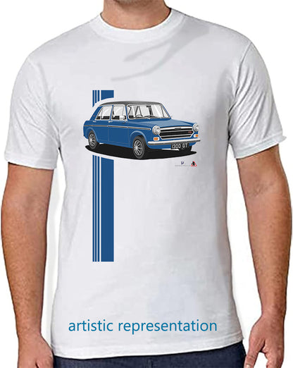 Austin 1300GT in Blue T Shirt