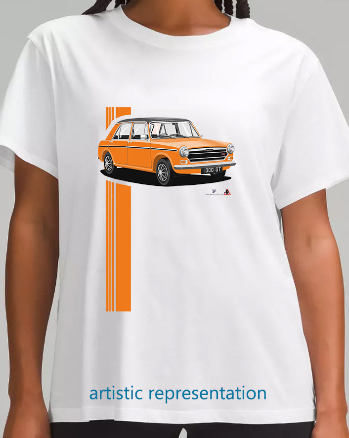 Austin 1300GT in Orange T Shirt