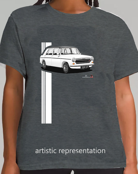 Austin 1300GT in White T Shirt