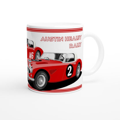 Austin Healey 3000 Rally Car Mug