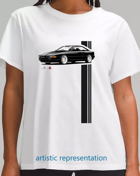 BMW 8 Series E31 in Black T Shirt