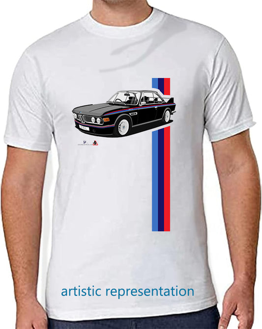 BMW CSL E9 "Batmobile" in Black T Shirt