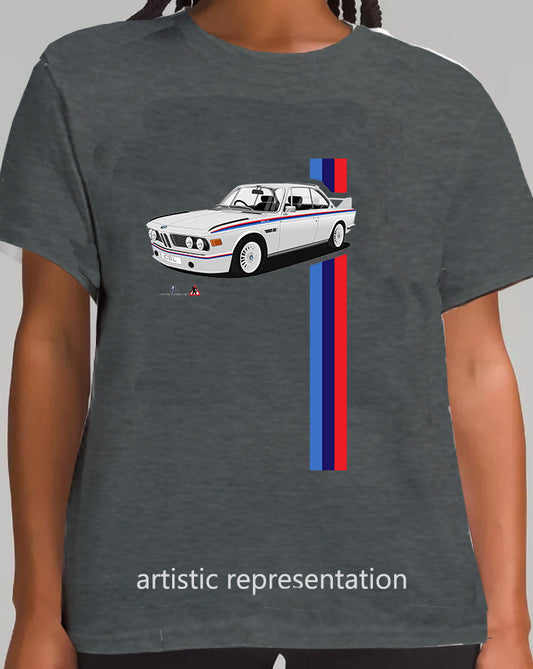 BMW CSL E9 "Batmobile" in Silver T Shirt