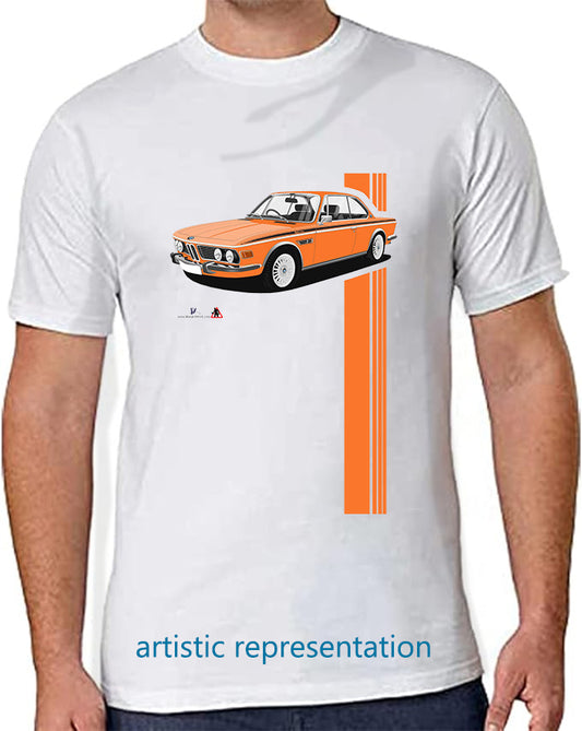 BMW CSL E9 in Orange T Shirt