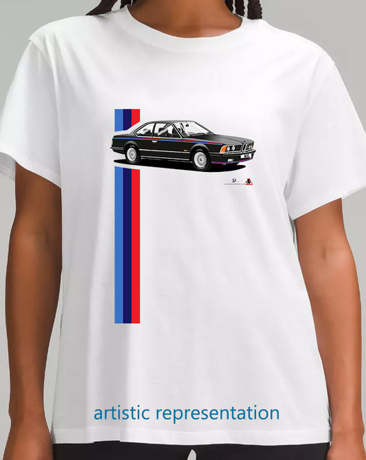 BMW M6 (E24) in Black Art T Shirt