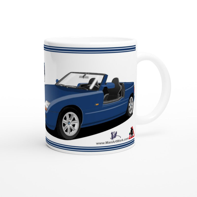 BMW Z1 in Blue Art Mug