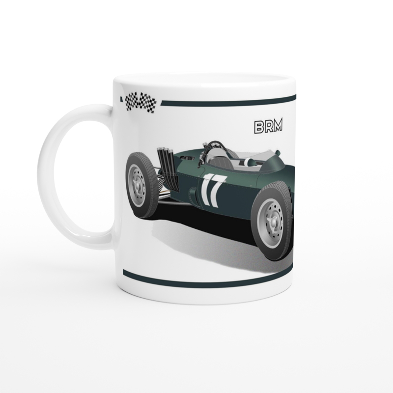 BRM P568 F1 Motor Racing Art Mug