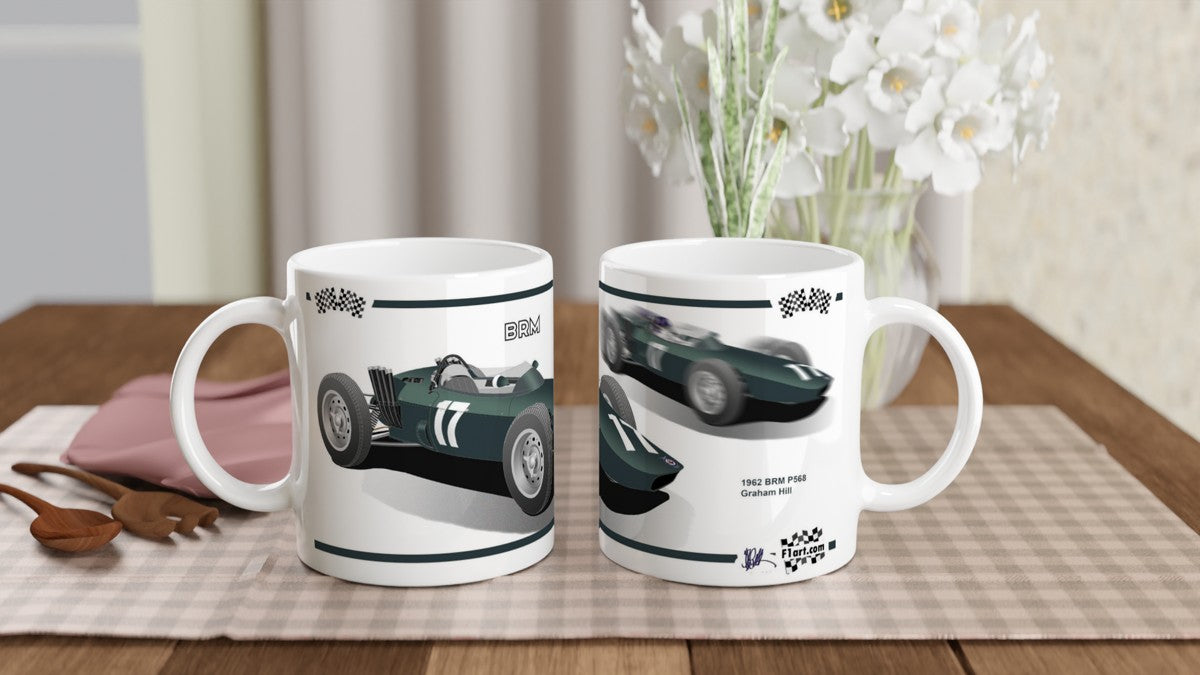 BRM P568 F1 Motor Racing Art Mug