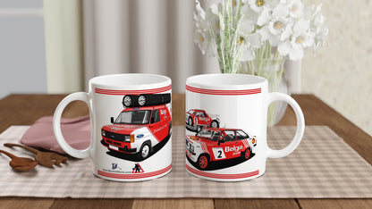 Belga Ford Escort & RS200 Rally Car Mug