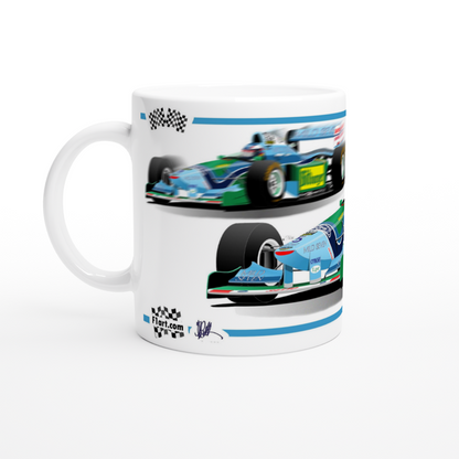 Benetton B194 F1 Motor Racing Art Mug