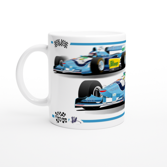 Benetton B195 F1 Motor Racing Art Mug