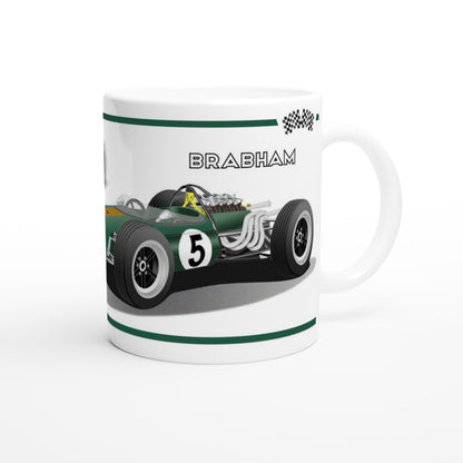 Brabham BT20 F1 Motor Racing Art Mug