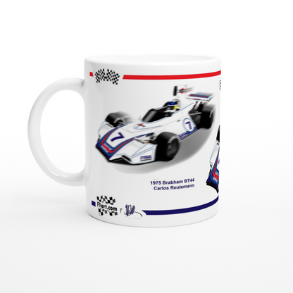 Brabham BT44 F1 Motor Racing Art Mug