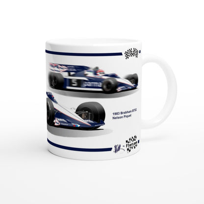 Brabham BT52 F1 Motor Racing Art Mug