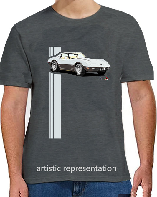 Chevrolet Corvette C3 25th Anniversary Art T Shirt