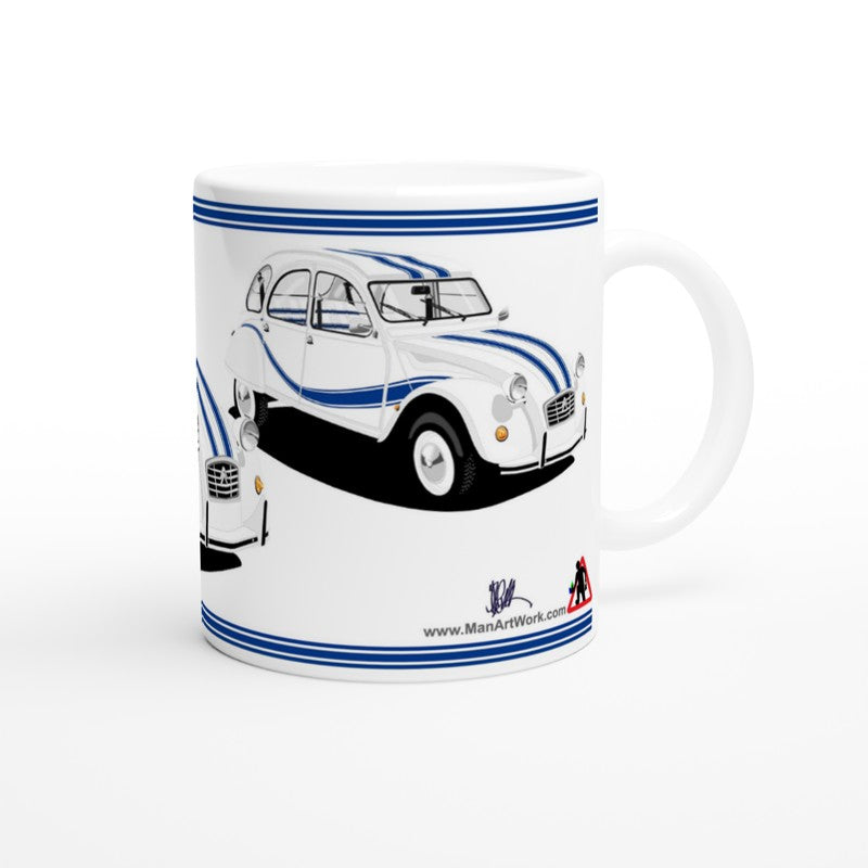 Citroen 2CV Beachcomber Art Mug