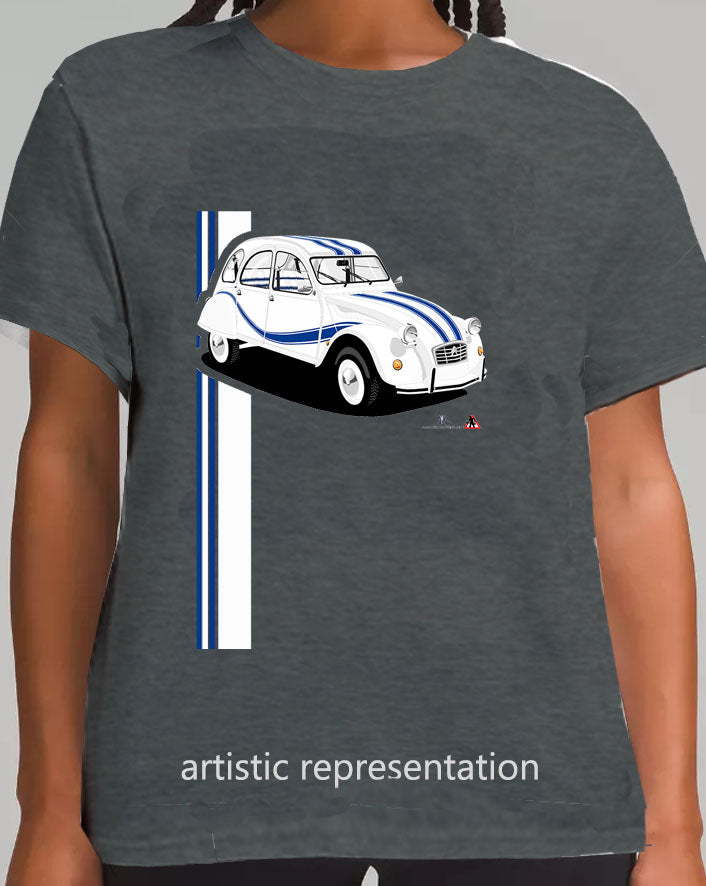 Citroen 2CV Beachcomber Art T Shirt