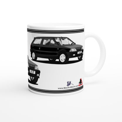 Citroen AX GT in Black Art Mug