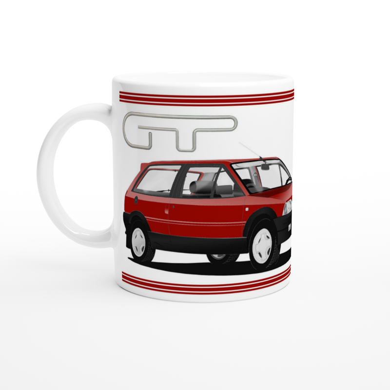 Citroen AX GT in Red Art Mug